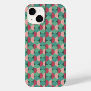 Retro-ovalen en halve cirkels Case-Mate iPhone 14 hoesje