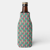 Retro-ovalen en halve cirkels flesjeskoeler (Fles Voorkant)