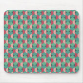Retro-ovalen en halve cirkels muismat (Voorkant)