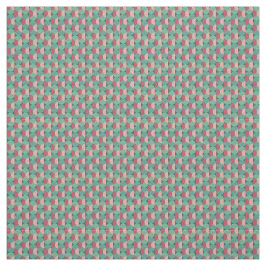 Retro-ovalen en halve cirkels stof (Swatch)