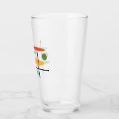Retro Ovalen en lijnen Glas (Links)
