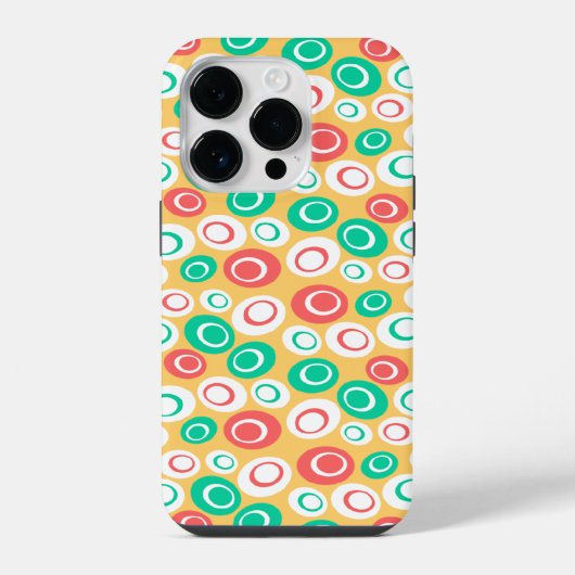 Retro Ovalen iPhone Hoesje (Achterkant)