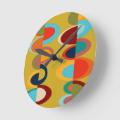 Retro Ovalen Ronde Klok (Hoek)