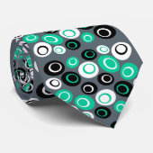  Retro Ovalen Stropdas (Opgerold)