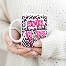 Retro over gestimuleerde moms club 3D opgeblazen g