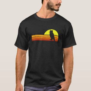 Retro Owl Animal Costuum T-shirt