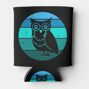 Retro Owl Blikjeskoeler