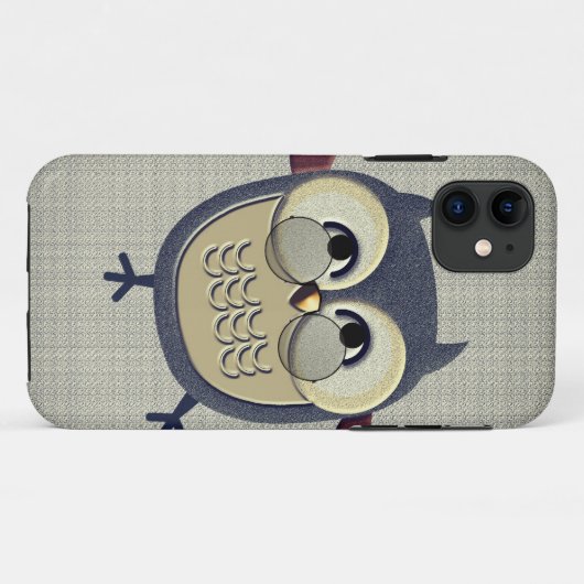 Retro  Owl Case-Mate iPhone Case (Achterkant (horizontaal))