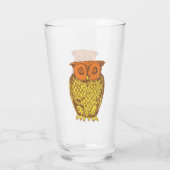 Retro Owl Glas (Achterkant)