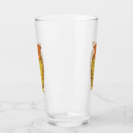 Retro Owl Glas (Links)