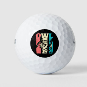Retro Owl Golfballen