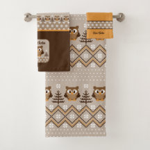 Retro Owl Knet Design