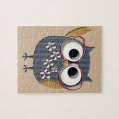 Retro Owl Legpuzzel (Horizontaal)