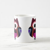 Retro Owl met Mustache Koffiemok (Center)