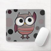 Retro Owl Muismat (Met muis)