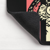 Retro Owl Muismat (Hoek)