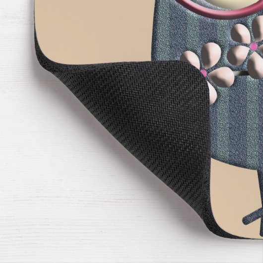 Retro  Owl Muismat (Hoek)