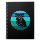 Retro Owl Notitieboek (Voorkant)