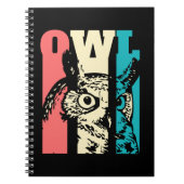 Retro Owl Notitieboek (Voorkant)