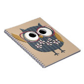 Retro  Owl Notitieboek (Rechterzijde)