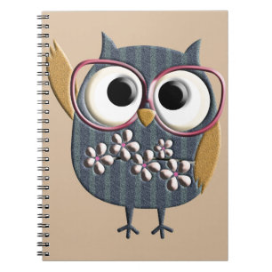 Retro Owl Notitieboek