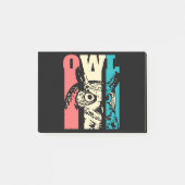 Retro Owl Post-it® Notes (Voorkant)