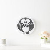 Retro Owl Ronde Klok (Huis)