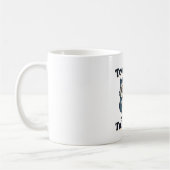 Retro Owl Sleepy Wisdom White Mug Koffiemok (Links)
