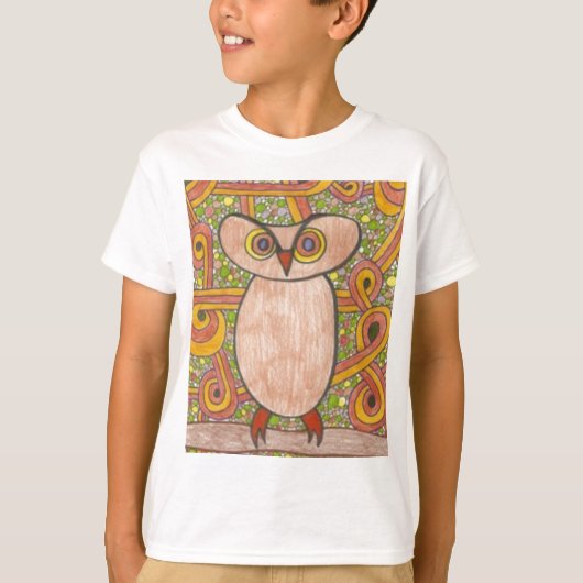 Retro Owl T-shirt (Voorkant)