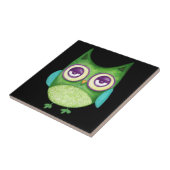 Retro Owl Tegeltje (Zijkant)