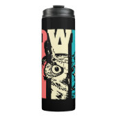 Retro Owl Thermosbeker (Voorkant)