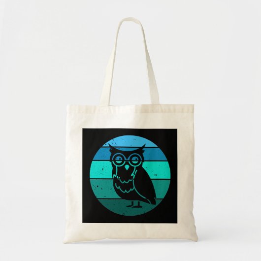 Retro Owl Tote Bag (Voorkant)