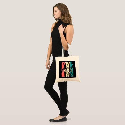 Retro Owl Tote Bag (Voorkant (model))