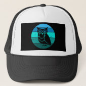 Retro Owl Trucker Pet (Voorkant)