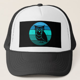 Retro Owl Trucker Pet
