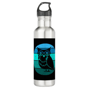 Retro Owl Waterfles
