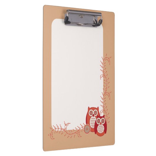 Retro Owls Klembord (Rechts)