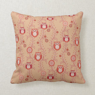 Retro Owls Pillow Kussen