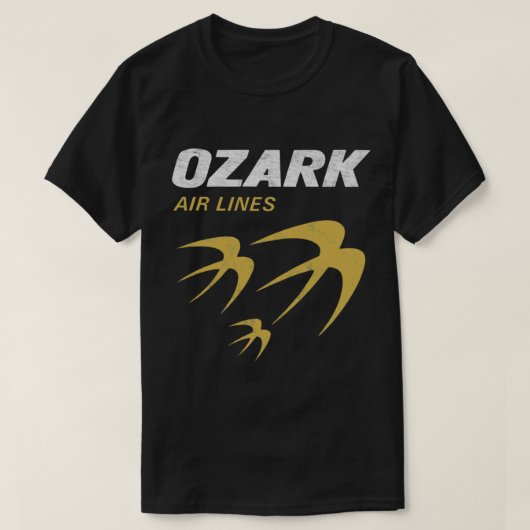 Retro Ozark Air Lines T-shirt (Design voorkant)