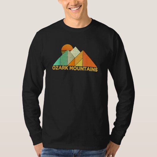 Retro Ozark Mountains T-shirt (Voorkant)