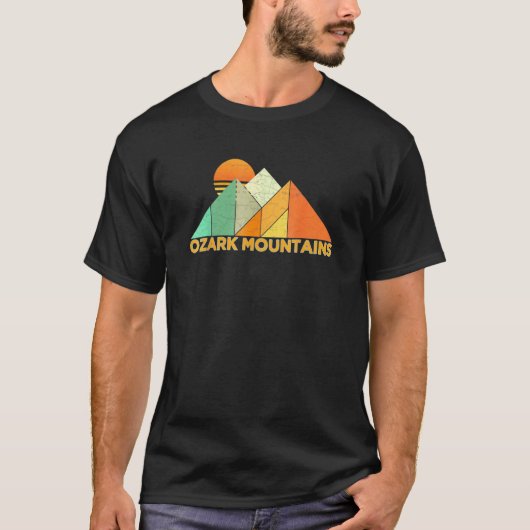 Retro  Ozark Mountains T-shirt (Voorkant)