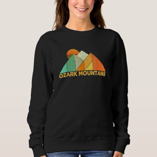 Retro Ozark Mountains Trui (Voorkant)