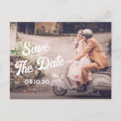 Retro paar bruiloft uitnodiging (Voorkant)