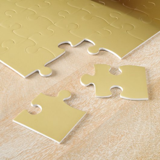 Retro paar in geel legpuzzel (Zijkant)