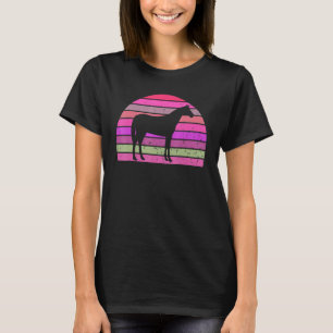 Retro Paard Vintage Paard Silhouet Boerderij Dier T-shirt