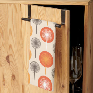 Retro Paardebloem Bloemen Patroon Keuken Handdoeke Theedoek