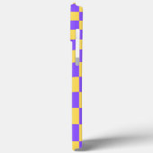 Retro Paars en geel Case-Mate iPhone Case (Achterkant / Links)