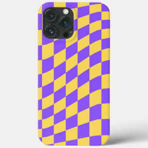Retro Paars & Geel  Case-Mate iPhone Case