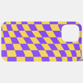 Retro Paars & Geel Case-Mate iPhone Case (Achterkant (horizontaal))