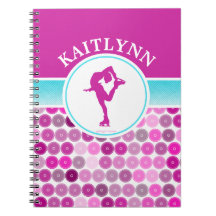 Retro Paarse cirkels Afbeelding Skater door Golly 